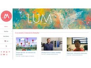 University of Montpellier's Website Screenshot