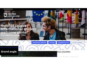 Nantes Université's Website Screenshot