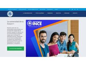INCE University's Website Screenshot