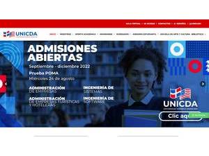 Universidad Domínico-Americana's Website Screenshot