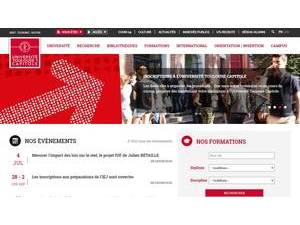 Université Toulouse Capitole's Website Screenshot
