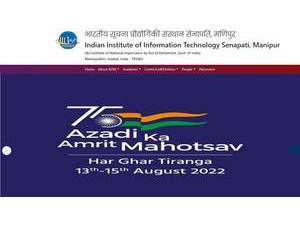 भारतीय सूचना प्रौद्योगिकी संस्थान, मणिपुर's Website Screenshot