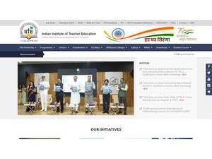Indian Institute of Teacher Education's Website Screenshot