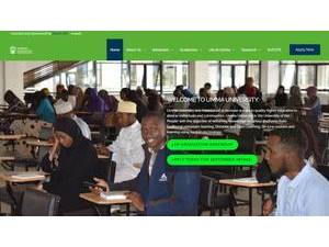 Umma University's Website Screenshot