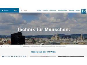 Technische Universität Wien's Website Screenshot