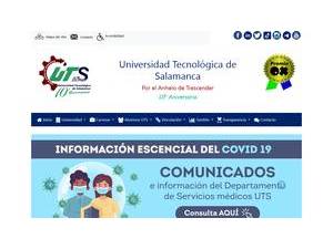 Technological University of Salamanca's Website Screenshot
