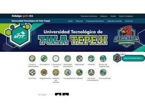 Universidad Tecnológica de Tula-Tepeji's Website Screenshot