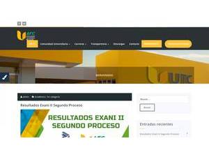 Universidad Tecnológica del Centro, Mexico's Website Screenshot