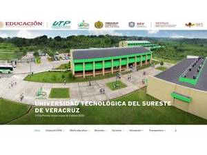 Technological University of Southeast Veracruz's Website Screenshot