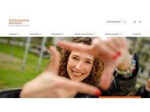 Fachhochschule Dortmund's Website Screenshot