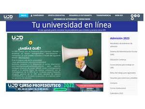 Polytechnic University of the Bicentenary's Website Screenshot
