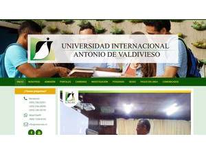 Universidad Internacional Antonio de Valdivieso's Website Screenshot