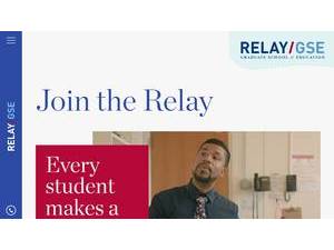 Relay Graduate School of Education's Website Screenshot