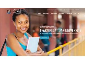 OAK University's Website Screenshot
