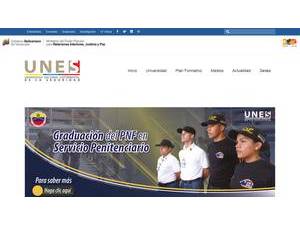 Experimental Security National University's Website Screenshot