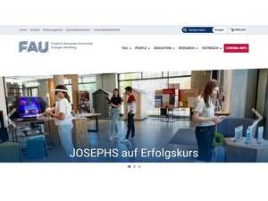 Friedrich-Alexander-Universität Erlangen-Nürnberg's Website Screenshot