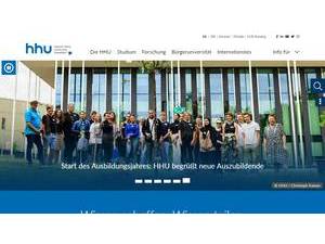 Heinrich-Heine-Universität Düsseldorf's Website Screenshot