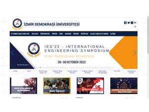 Izmir Democracy University's Website Screenshot