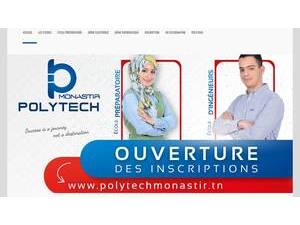 Private Polytechnic School of Monastir's Website Screenshot