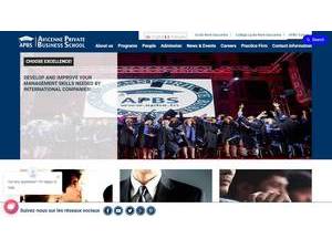 École Supérieure Privée d'Administration des Affaires et de Droit Avicenne's Website Screenshot