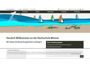 Hochschule Wismar's Website Screenshot