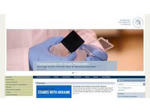 Humboldt-Universität zu Berlin's Website Screenshot