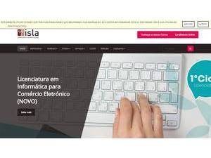 Instituto Politécnico de Gestão e Tecnologia's Website Screenshot