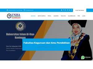 Universitas Islam Al-Ihya Kuningan's Website Screenshot