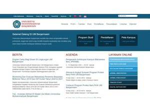 Universitas Muhammadiyah Banjarmasin's Website Screenshot