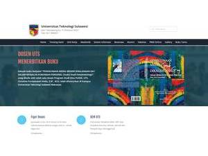 University of Technology Sulawesi's Website Screenshot
