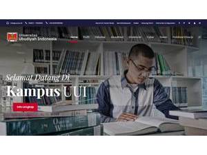 Ubudiyah University of Indonesia's Website Screenshot