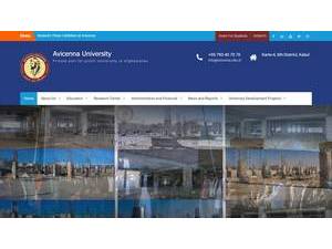 دانشگاه ابن سینا's Website Screenshot