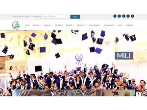 Mili Institute of Higher Education's Website Screenshot