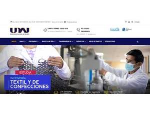 National University of Juliaca's Website Screenshot