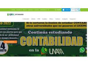 National Autonomous University of Alto Amazonas's Website Screenshot