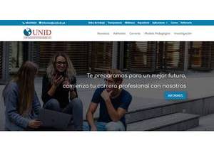 Inter-American Development University's Website Screenshot