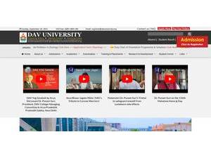 DAV University's Website Screenshot