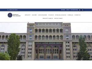 Azərbaycan Tibb Universiteti's Website Screenshot