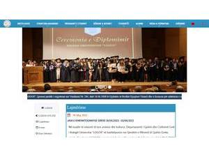 Logos University College's Website Screenshot