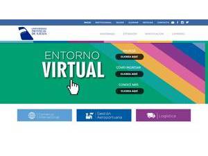 Universidad Provincial de Ezeiza's Website Screenshot