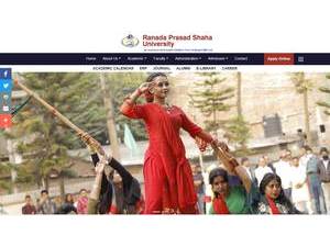 রণদা প্রসাদ সাহা বিশ্ববিদ্যালয়'s Website Screenshot