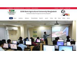 এক্সিম ব্যাংক কৃষি বিশ্ববিদ্যালয় বাংলাদেশ's Website Screenshot