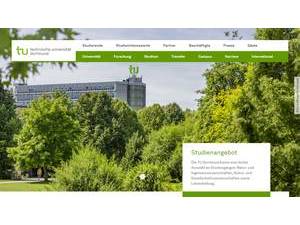 Technische Universität Dortmund's Website Screenshot