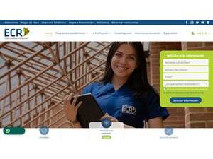 Colombian School of Rehabilitation Foundation's Website Screenshot