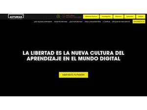 University Corporation of Asturias's Website Screenshot