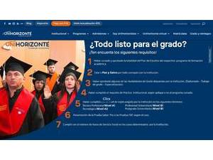 Horizonte University Foundation's Website Screenshot