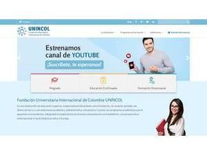 International University Foundation of Colombia's Website Screenshot