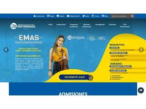Corporacion Universitaria Reformada's Website Screenshot