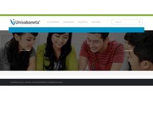 University Corporation of Sabaneta's Website Screenshot