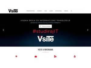 College for Information Technologies, Zagreb's Website Screenshot